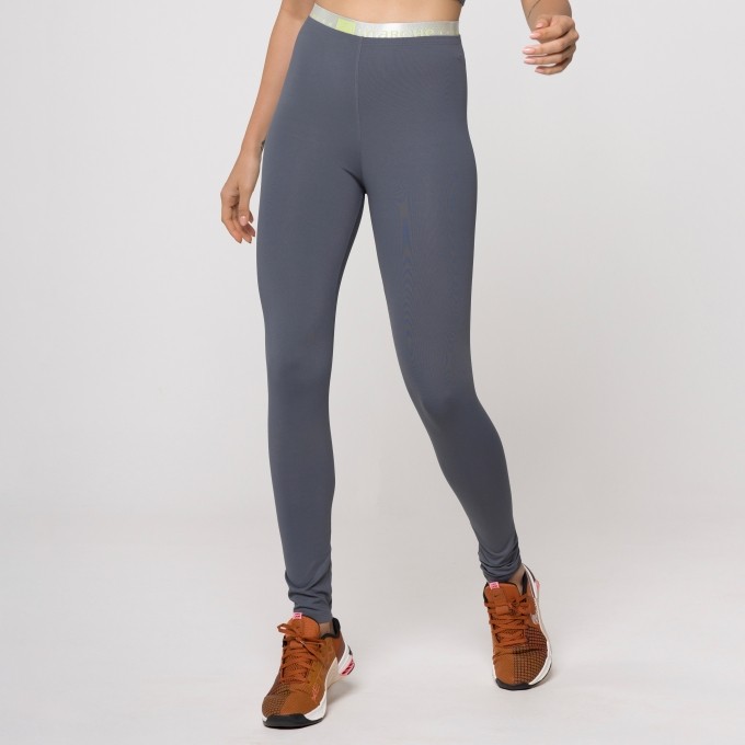 Calça Legging com Elástico Personalizado na Cintura