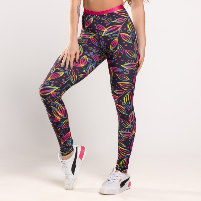 Calça Legging Print Estampada com Elástico