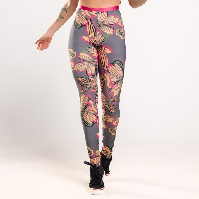 Calça Legging Print Estampada com Elástico